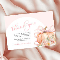 Floral Pumpkin Bow Baby Dusche