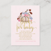 Floral Pumpkin bringen Bücher für Kinder mit