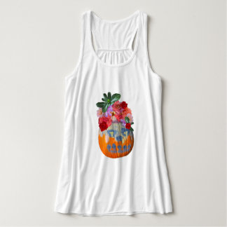Floral Pumpkin Fotografie Tank Top