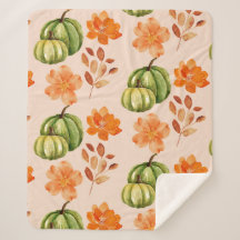Floral Pumpkin Herbst