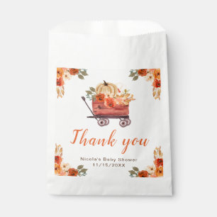 Floral Pumpkin Truck Kinderdusche Geschenktütchen