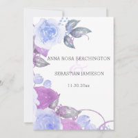 *~* Floral QR Blue Rose AR15 - UAWG Gold Wedding 