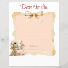 Floral Rabbit First Year Board Flyer