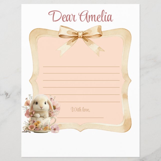 Floral Rabbit First Year Board Flyer (Vorne)