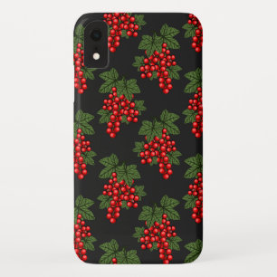 Floral Red Christmas Berries Case-Mate iPhone Hülle