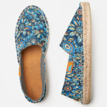 Floral Retro Espadrilles Ubuntu Schuhe "ACIANO"©
