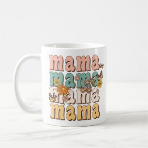 Floral Retro Mama Kaffeetasse