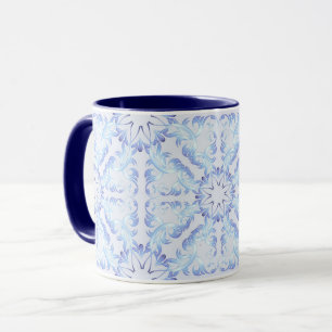 Floral Retro Royal Muster Tasse