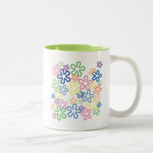 Floral Retro Tasse