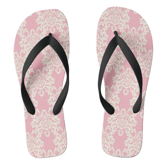 Floral-Retrodamus Flip Flops (Fußbett)