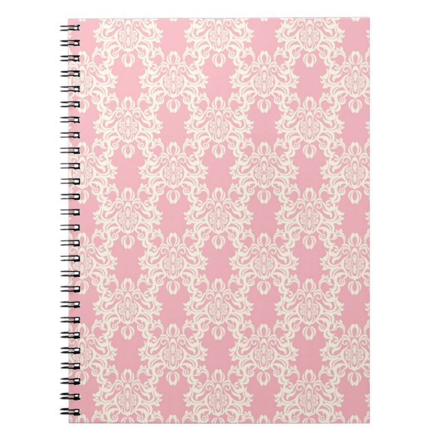 Floral-Retrodamus Notizblock (Vorderseite)