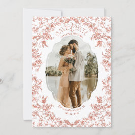 Floral Romance Chinoiserie Klassische Bohemische K Save The Date