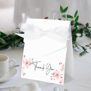 Floral Rosa Dankeschön-Geschenkbox Geschenkschachtel