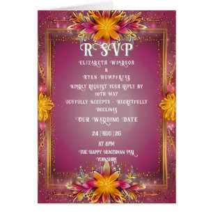 Floral Rosa Eleganz Hochzeitskollektion