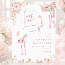 Floral Rosafarbenes Schleifen-Coquette-Garten-Baby