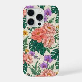 Floral Rose iPhone 15 Case – Elegant Flower Design Pro Hülle