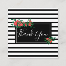 Floral Rose Vielen Dank