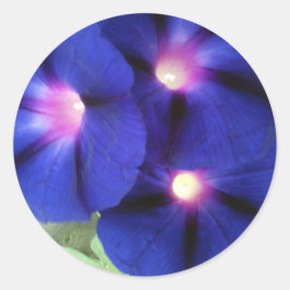 Floral Round Aufkleber