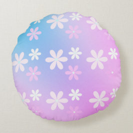 floral rundes kissen