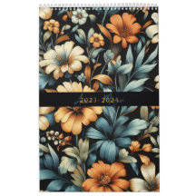 Floral rustikal Vintage elegante schwarz