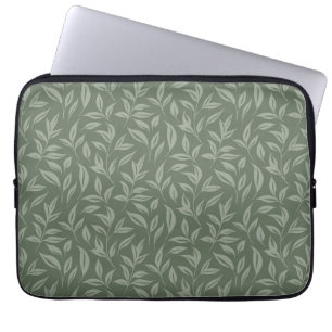 Floral Sage Green Laptopschutzhülle