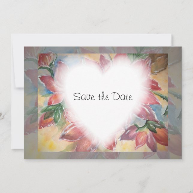 floral save the date (Vorderseite)