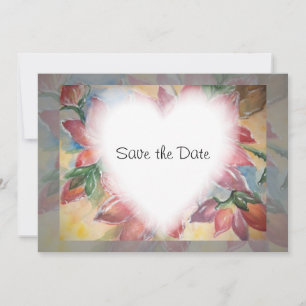 floral save the date
