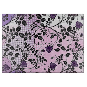 floral schneidebrett
