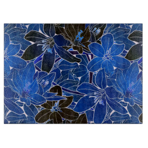 floral schneidebrett