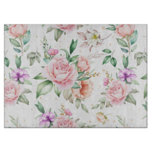 floral schneidebrett