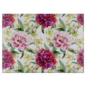 floral schneidebrett