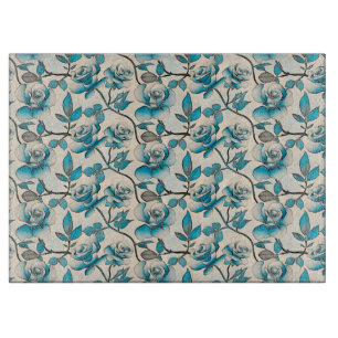 floral schneidebrett
