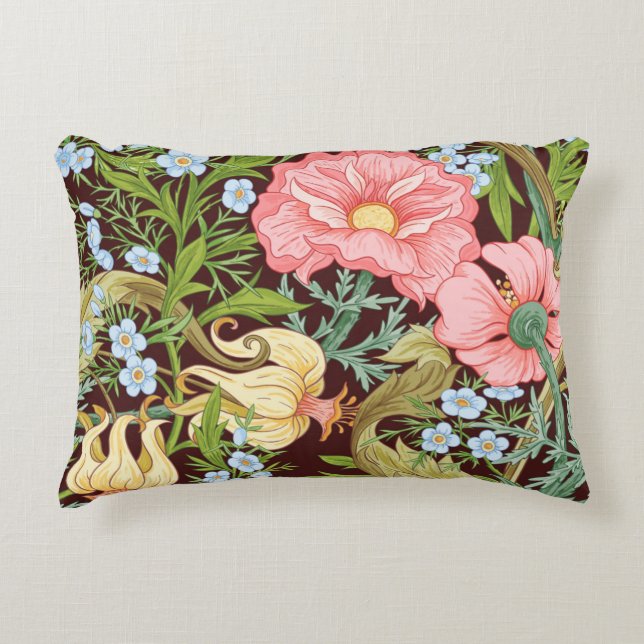 Floral Seamless pattern, background with In art no Dekokissen (Vorderseite)