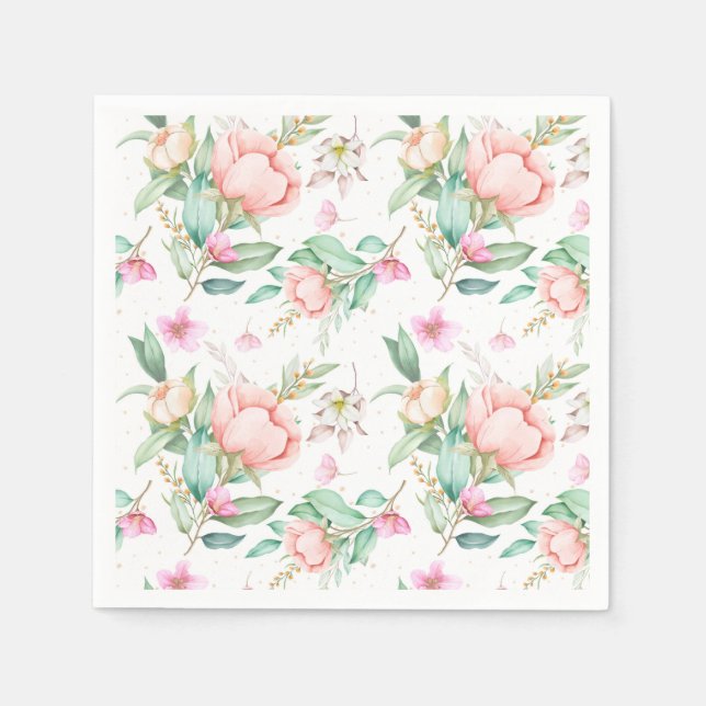 floral serviette (Vorderseite)