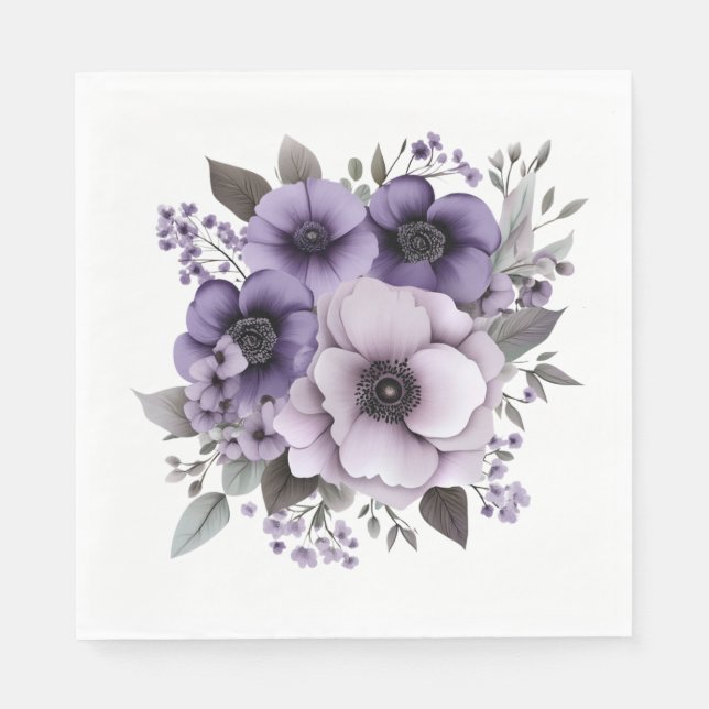 floral serviette (Vorderseite)