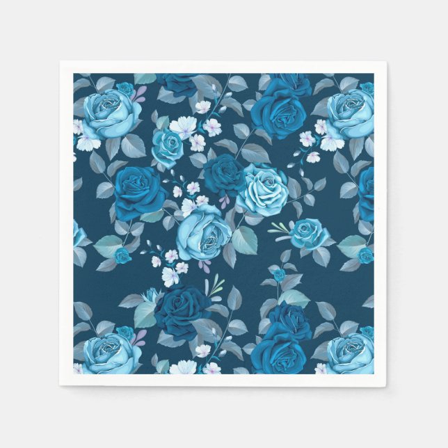 floral serviette (Vorderseite)