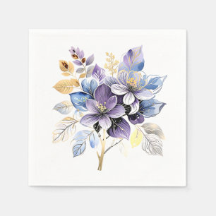 floral serviette