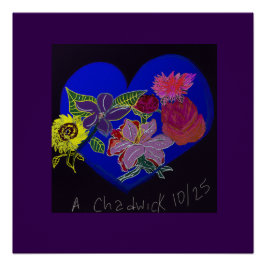 Floral Session Glossy Poster