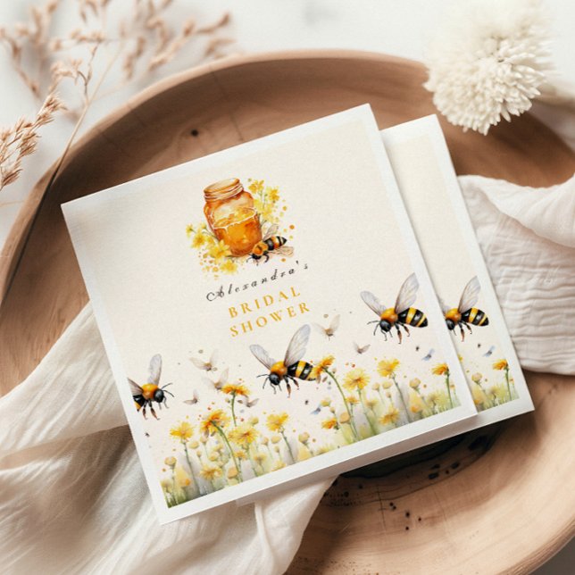 Floral She fand ihre Honey Bridal Serviette (Von Creator hochgeladen)