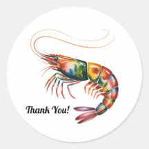 Floral Shrimp Art Custom