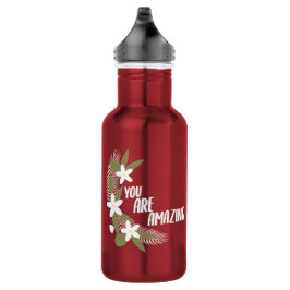 Floral Sie sind Phantastisch Edelstahlflasche