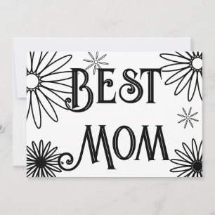 Floral Simple Mother's day Karte