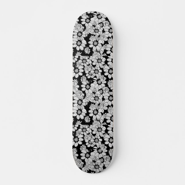 Floral Skateboard Deck (Vorne)