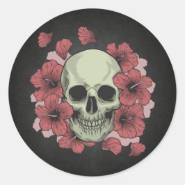 Floral Skull Dia de los Muertos | Aufkleber