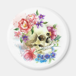 Floral Skull Dia de los Muertos | Magnet