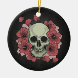 Floral Skull Dia de los Muertos | Ornament
