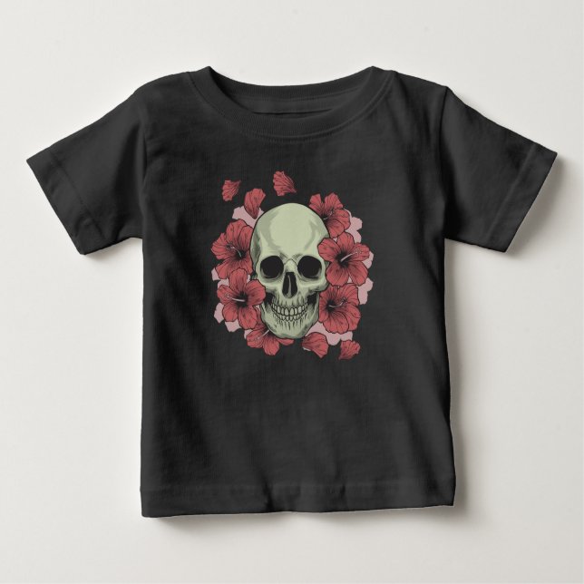 Floral Skull Dia de los Muertos | SHIRT (Vorderseite)