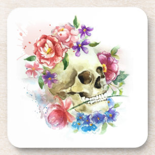 Floral Skull Dia de los Muertos   UNTERSETZER