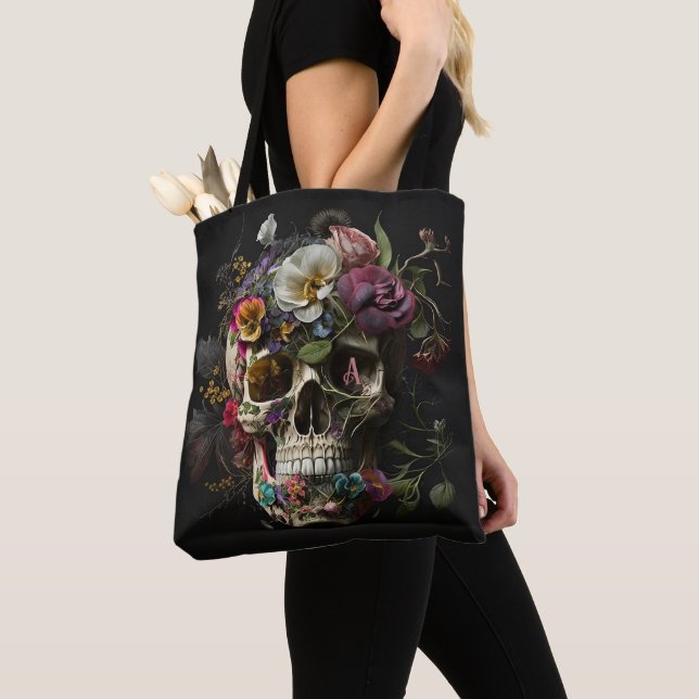 Floral Skull Goth Pagan Monogram (Von Nahem)