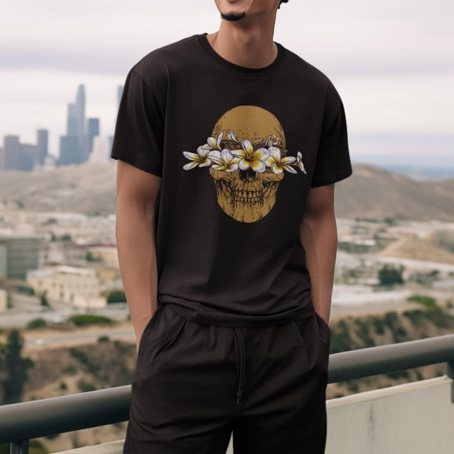 Floral Skull Gothic Vibes T - Shirt (Von Creator hochgeladen)